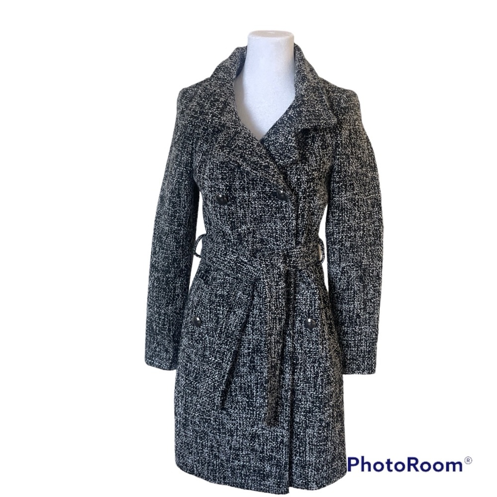 T Tahari / Wool Trench Coat Size 2